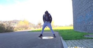 Got 2 Pee are proud to present you with a free photos featuring Dafne in pissing session
