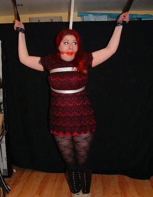 blackfoxbound pleased to share with you xxx picture gallery with sexy teen in bound session